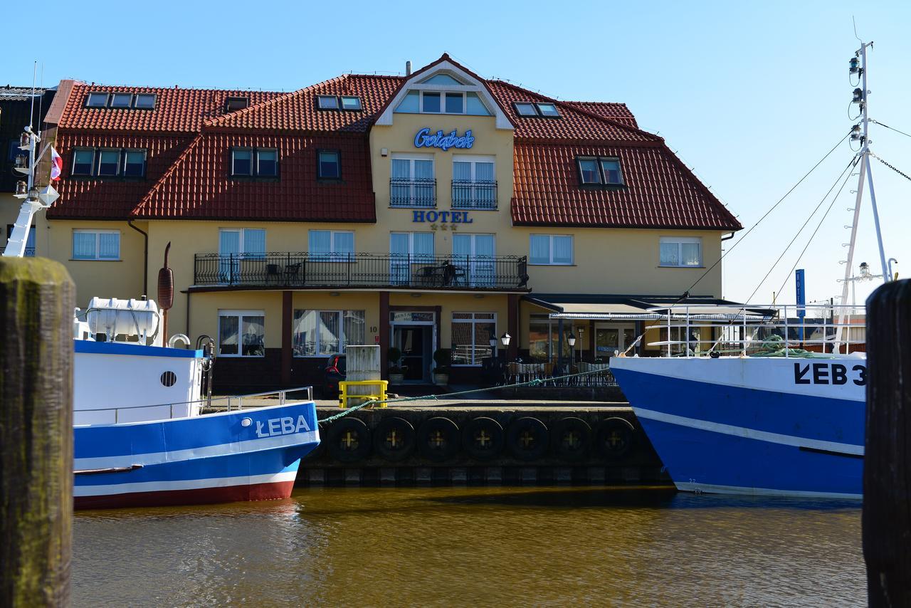 Hotel Golabek Łeba Esterno foto
