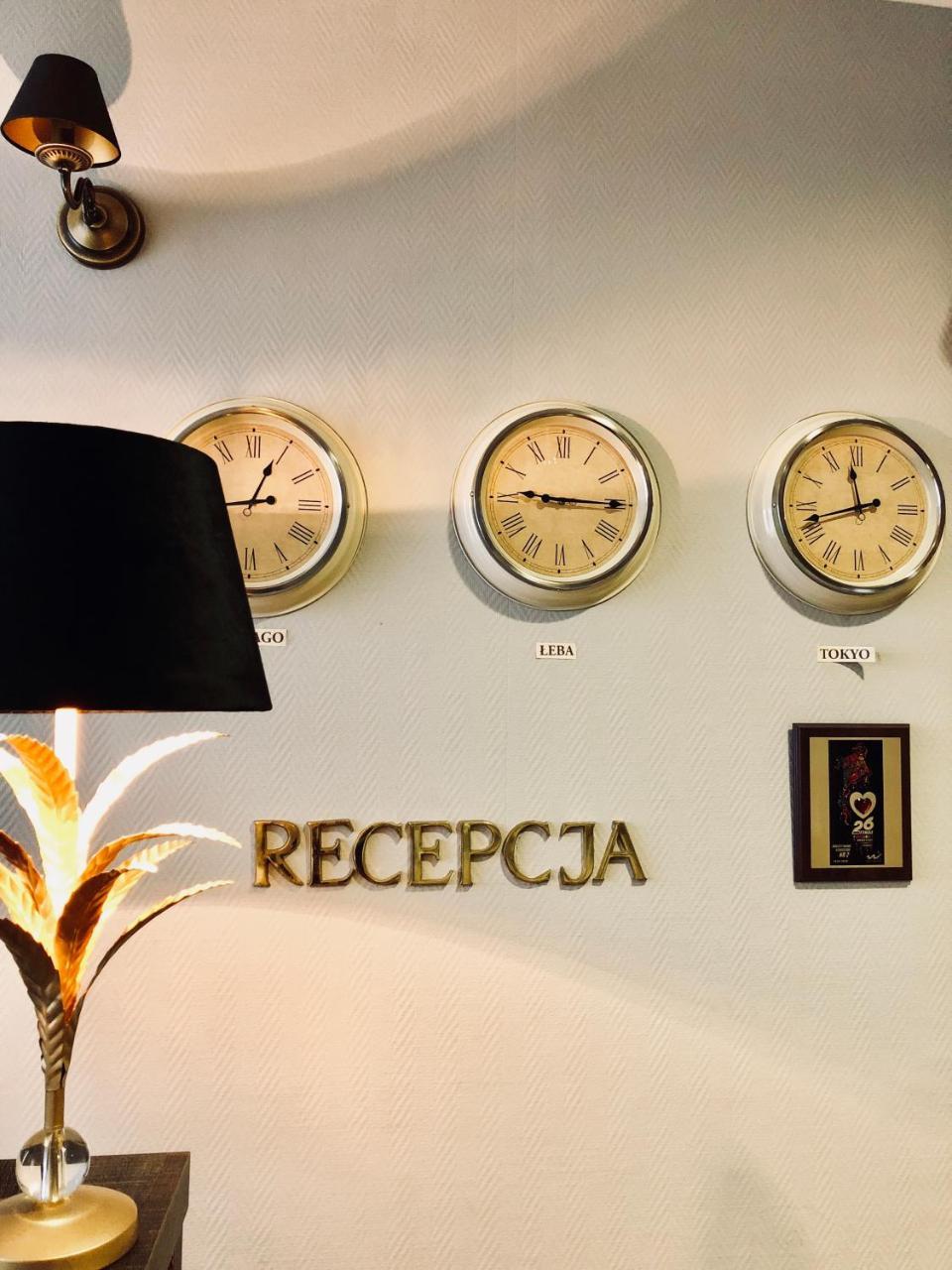 Hotel Golabek Łeba Esterno foto