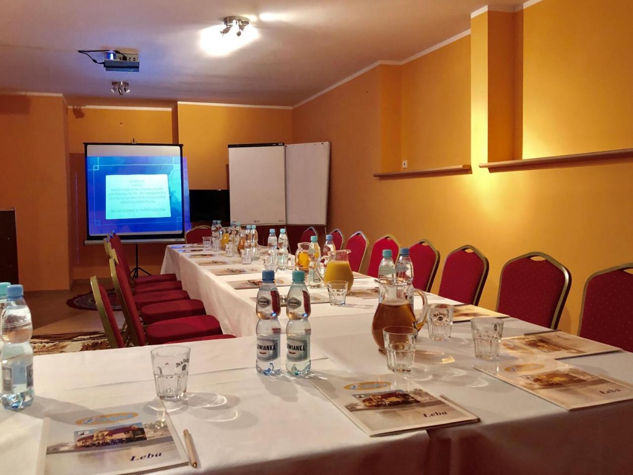 Hotel Golabek Łeba Esterno foto